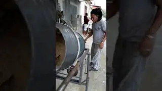 Betoneira caseira - produzido de latão