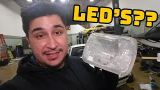 Installing Philips H6054 Led Headlights in my Rx7 and starting on the wiring...