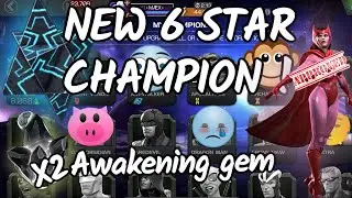 6 Star Opening | 5 Star Awakening gems | LIVE Rank UP Scarlet Witch | Marvel Contest of Champions