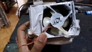 4-step of DIY Helmet air cooler