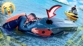 MEU JETSKI QUEBROU NO MEIO DO RIO !! 😭 * vai afundar ? *
