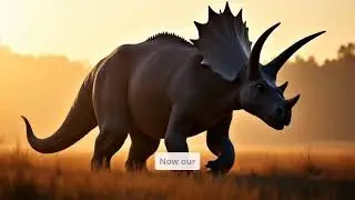 Meet the Strong Triceratops! 🌿 | Dino Adventure with Pofi 🐻 | Learn Dinosaurs for Kids