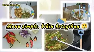 Akhirnya Makan Tumis Pare mix Rebon Lagi 🤤 || Masakan Yang Bikin Happy 🥰