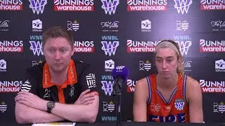 PRESS CONFERENCE: Shannon Seebohm and Lucy Olsen vs Geelong Venom, R12 WNBL26