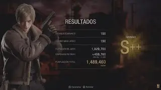 RE4- Leon S. Kennedy Mercenaries Rank S++ - Island