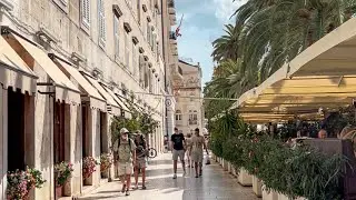 [4K] Walking in the city of Split. Old town vibes.