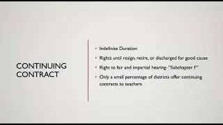 Texas Teacher Contracts