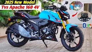 LED Projector & TFT Display के साथ New 2025 Tvs Apache 160 4v Blue Review ❤️&zwj;🔥 18% में 10,000 सस्ती😱