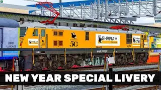 NEW YEAR SPECIAL SHRIRAM FINANCE LIVERY|INDIAN TRAIN SIMULATOR|RAILWORKS 3|BUMPY RAILROAD|TS 2020||