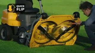 Nouveau Stiga Park l'autoport&eacute;e frontale avec table de coupe Quick Flip