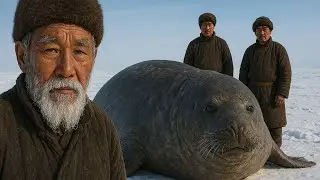 How do Inuit hunters catch a 200-kilogram seal?