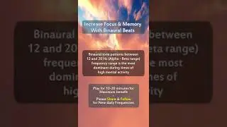 (Increase Focus and Memory) with Binaural Beats