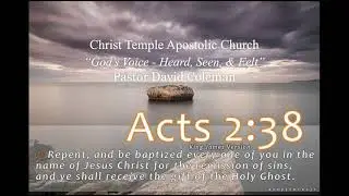 Pastor David Coleman - 