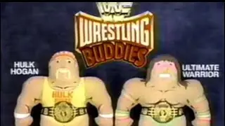 Vintage Tonka WWF Wrestling Buddies Commercial #hulkhogan #wwfhasbro #1990s