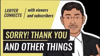 Thank You ..... and Other Things