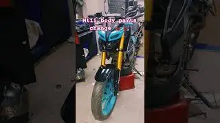 accident mt Full body parts change 🏍️🏍️#sonuhasan #automobile #yamaha