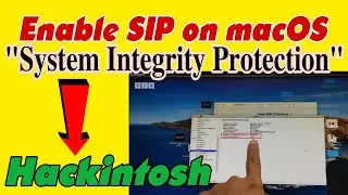 How to Enable/Disable SIP [System Integrity Protection] | Hackintosh macOS Catalina #vienthyhG