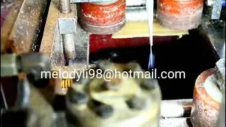 polyurethane injection machine for thermal break aluminum profile working video