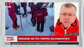 S. CORNOIU, SALVAMONT, DESPRE RISCUL DE AVALANȘĂ ȘI INTERVENȚII_Știri B1TV_19 ian. 2026
