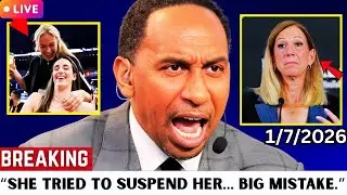 Stephen A. Smith DESTROYS WNBA Commissioner in Explosive Caitlin Clark Showdown!