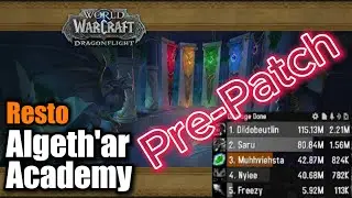 Insane Resto Druid DPS | Algethar Academy +16 Fortified | PoV | WoW TWW Pre-Patch