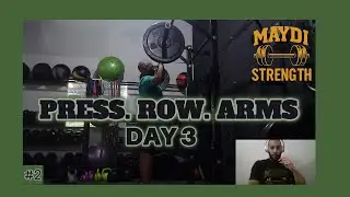 Day 3 &mdash; Overhead Press + Pull/Arms | Strong Without Stress 3‑Day Program