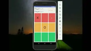TicTacToe Game using Android Studio