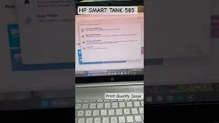 print quality issue kaise solve kare | Hp smart tank 585 | 525 #likeandsubscribe @YouTube
