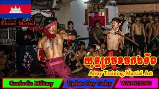 This Martial Art is More than 2000 Year | Khmer Army Martial Art Fighting | Cambodia Military Update