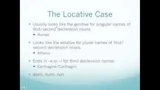 Locative Case