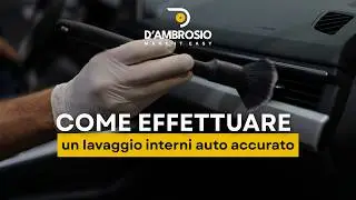 Come pulire le plastiche interne dell'auto