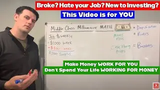Middle Class Millionaire Math Series - Part 1 - Change How You Think About Money #financialfreedom