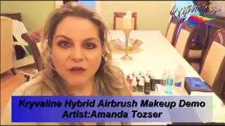 Kryvaline Hybrid Airbrush Makeup Demo