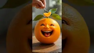The Orange That Eats Orange 🍊😄 | FruitCritters TV #cute #shortsfeed #shorts