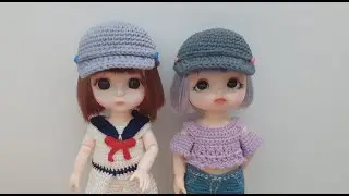 Móc món lưỡi trai cho búp bê 1/8