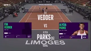 (Q) Eva Vedder (NED) vs (5) Alycia Parks (USA) - Game, Set, Match