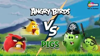 Angry Birds vs Pigs |  Ultimate War | Cartoon Show for Kids | Gubbare TV