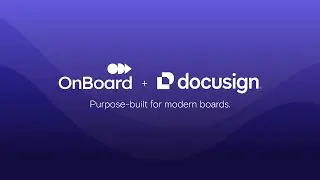 Docusign Integration | Secure eSignatures in OnBoard