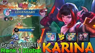 Legendary Karina VS Top Global Kalea & Supreme Brody - Top 1 Global Karina by Grace x WRATH - MLBB