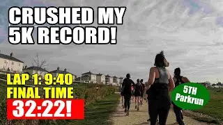 Lap 1: 9:40... Final Time: 32:22  ( Poundbury parkrun )