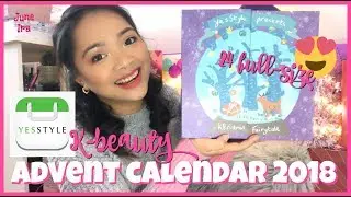 YESSTYLE K-BEAUTY ADVENT CALENDAR 2018 | Best Advent Calendar Ever