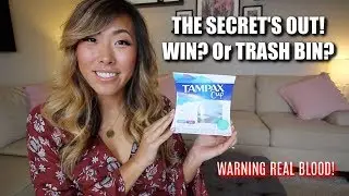 I TRIED THE TAMPAX CUP *WARNING REAL BLOOD*| ITSJUSTKELLI