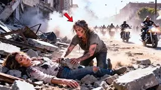 Homeless Woman Saved A Hells Angel Wife Buried Under Rubble, 1000 Bikers Praised Her