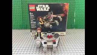 Lego Star Wars Millennium Falcon Micro Fighter Stop Motion Speed Build Review!!!