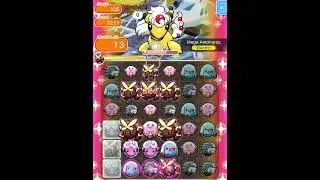 Pok&eacute;mon Shuffle Mobile - Main Stage 105 Mega Ampharos - How to itemless-ly clear (almost) everytime