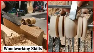 Amazing Woodworking Techniques | Amazing Woodworking Creative Skills | Woodworking Tools & Skills