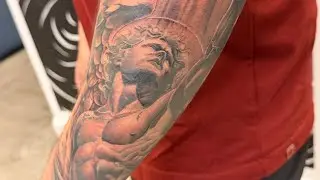 Angel tattoo process