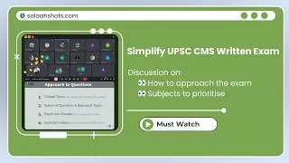 UPSC CMS Written Exam Preparation Strategy