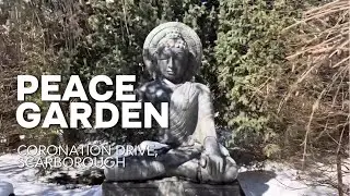 Coronation Drive Peace Garden, Scarborough #peacegarden #gardensculpture #indiangardening