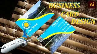 Simple Steps to Create a Travel Agency Business Card in Illustrator | Tutorial for Stunning Results